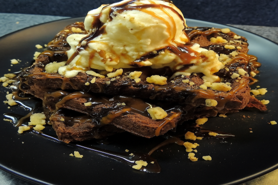 NUTELLA BROWNIE WAFFLE