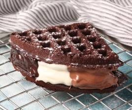 BELGIAN CHOCOLATE WAFFLE SANDWICHES